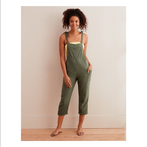 shoulder tie overalls